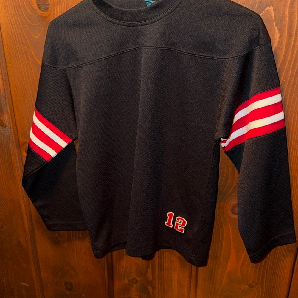 Prospirit Black Crew Neck Shirt